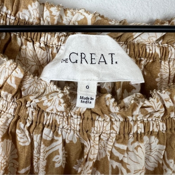 The Great The Garland Top Oat Wild Brush Floral - Picture 4 of 6